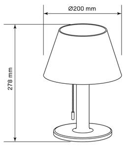 LED Димирума соларна лампа VIOLA LED/3,7V 1200 mAh IP44