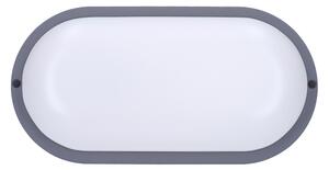 Solight WO744-G- LED Екстериорен аплик LED/13W/230V 4000K IP54 сив овален