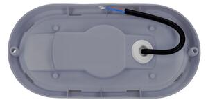 Solight WO744-G- LED Екстериорен аплик LED/13W/230V 4000K IP54 сив овален