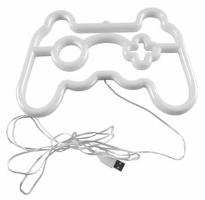 LED Неонова декорация за стена GAME LED/3W/3xAA USB син