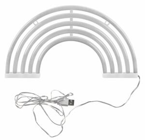 LED Неонова декорация за стена RAINBOW LED/3W/3xAA USB многоцветен