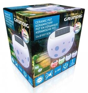 Grundig - LED RGB соларна лампа LED/0,06W/1,2V 600 mAh