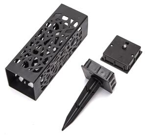 Aigostar - LED соларна лампа 0,006W/1,2V, 28,5см, черна, 6500K, IP44