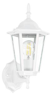 Екстериорен аплик 1xE27/60W/230V IP44 бял