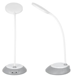 LED Димируема акумулаторна настолна лампа VISUA LED/5W/5V 3000-5000K сив