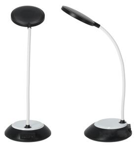 LED Димируема акумулаторна настолна лампа VISUA LED/5W/5V 3000-5000K черен
