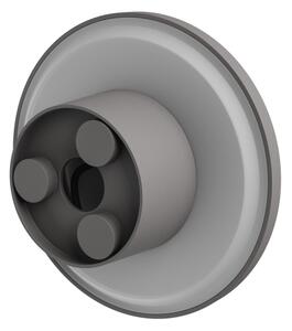 LED Екстериорен аплик PIATTA LED/9W/230V 3000/4000/6000K IP44 сив