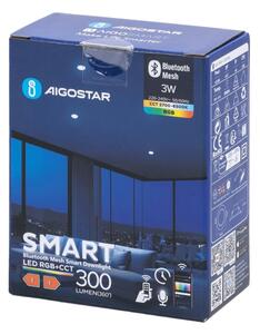 Aigostar -LED RGBW Лампа за вграждане в баня LED/3W/230V 2700-6500K IP44
