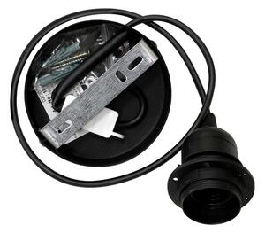 Duolla - Пендел DUO 1xE27/15W/230V Ø 40 см черен/златист