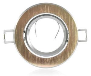 Лампа за вграждане EAST OPAL 1xGU10/8W/230V Ø 8,5 см златист