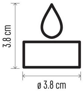 К-кт 6 бр. LED Коледни декорации 6xLED/6xCR2032 бели