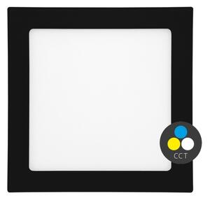 Ecolite LED-WSQ-CCT/18W/CR- LED Лампа за окачен таван RAFA LED/18W/230V IP44 черен