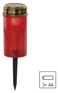 LED Гробищна свещ LED/2xAA IP44