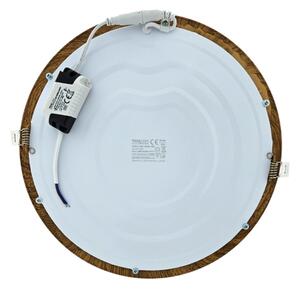 LED Лампа за окачен таван CIRCLE LED/24W/230V 4200K Ø 29,6 см кафяв