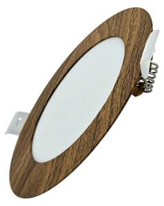 LED Лампа за окачен таван CIRCLE LED/6W/230V 4200K Ø 11,8 см кафяв