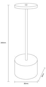 Globo 21019W - LED регулируема настолна лампа POLINA LED/1,2W/3,7V