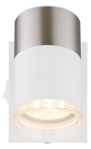 Globo 57851-1 - Спот аплик BRISBON 1xGU10/25W/230V бял/хром