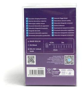 Aigostar - LED декоративен гирлянд с щипки 20xLED/3xAA 3,3m топло бяло