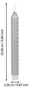 Eglo 422228 - К-кт 2x LED свещ ANDRAFIABE LED/1xAAA 25 см сив