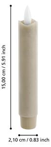 Eglo 422221 - Комплект 2x LED свещ ANTANABE LED/1xAAA 15 см бежова