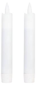 Eglo 422218 - Комплект 2x LED свещ ANTANABE LED/1xAAA 15 см бяла