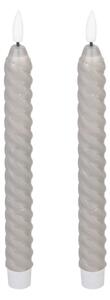 Eglo 422228 - К-кт 2x LED свещ ANDRAFIABE LED/1xAAA 25 см сив