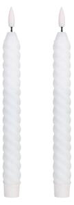 Eglo 422226 - К-кт 2x LED свещ ANDRAFIABE LED/1xAAA 25 см бял