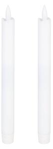 Eglo 422217 - Комплект 2x LED свещ ANTANABE LED/1xAAA 24,5 см бяла