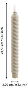 Eglo 422224 - К-кт 2x LED свещ ANDRAFIABE LED/1xAAA 24,5 см бежов