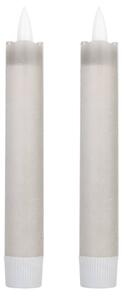 Eglo 422223 - Комплект 2 LED свещи ANTANABE LED/1xAAA 15 см сиви
