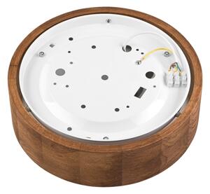 Brilagi - LED RGBW димируема плафонна лампа CARVALHO 1xE27/9W/230V Wi‑Fi дъб Ø 27,5 см
