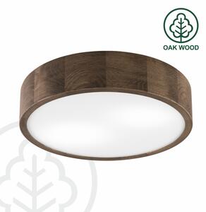 Brilagi - LED таванно осветително CARVALHO 2xE27/60W/230V дъб орех Ø37 см