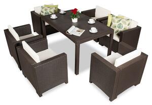 Colorado Premium Rattan Комплект 6 кафяви Bica