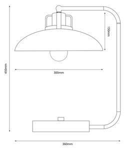 Brilagi - LED Настолна лампа FLAMENGO 1xE27/60W/230V син