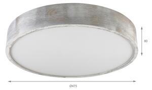 Brilagi - Плафон PINO 3xE27/15W/230V бор/сребрист Ø 47,5 cm