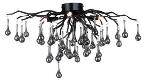 Paul Neuhaus 8090-18 - Прикрепен полилей ICICLE 4xG9/40W/230V 30x60 cm черен