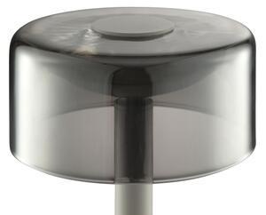 Brilliant - LED димируема акумулаторна настолна лампа с докосване RAZOR LED/2,5W/5V 2700K IP44 сива