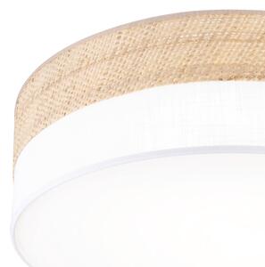 LED таванно осветително тяло SIRJA BOHO LED/36W/230V, диаметър 45 см, бежова/бяла