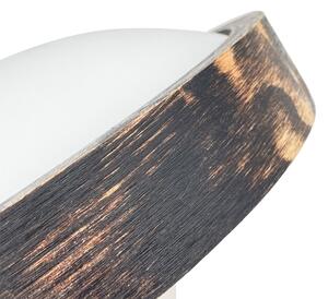 Brilagi - LED таванен плафон CARVALHO SLIM SMOKEY LED/20W/230V, дъб, Ø 27,5 см