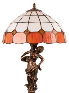 Brilagi - Витражна настолна лампа в стил Tiffany SIENNA 1xE27/60W/230V