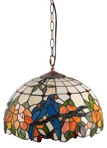 Brilagi - Тифани витражен полилей на верига JUNGLE 1xE27/60W/230V Ø 40 cm