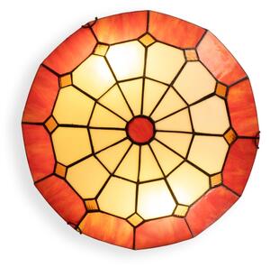 Brilagi - Tiffany витражна плафониера SIENNA 2x E27, макс. 60 W, 230 V, Ø 40 см