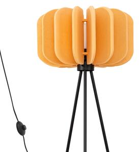 Sollux SL.1864 - Подова лампа MULA 1xE27/15W/230V жълта
