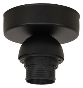 Duolla - Плафон DUO 1xE27/40W/230V Ø 40 см черен/златист