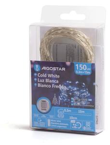 Aigostar - LED външна гирлянда 150xLED/8 функции 15,3m IP44 студено бяла