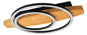 LED таванно осветително тяло MELISA LED/28W/230V 30x40 cm, цвят бор