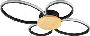 LED таванно осветително тяло SABINA LED/38W/230V каучуково дърво
