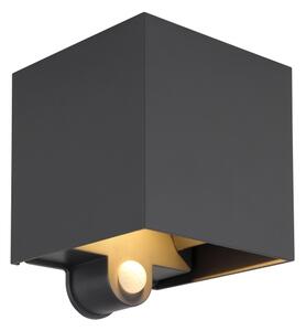 Globo 34168S - LED външна стенна лампа със сензор VERONIKA 2xLED/3W/230V IP54