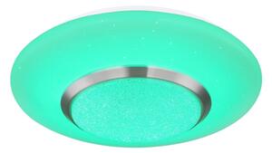 Globo 48311-18RGB - LED RGBW сребристо таванно осветително тяло CANDIDA 18W/230V 3000K, диаметър 34 см