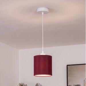 BRILAGI -LED Полилей на кабел NUBILA 1xE27/60W/230V Ø14 см бял/помпейско червено